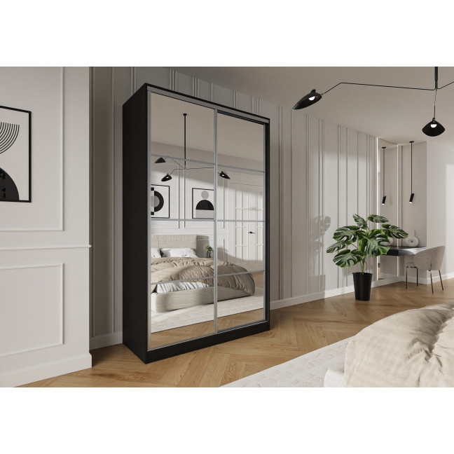 Szafa przesuwna Trend 2 150 Czarny mat