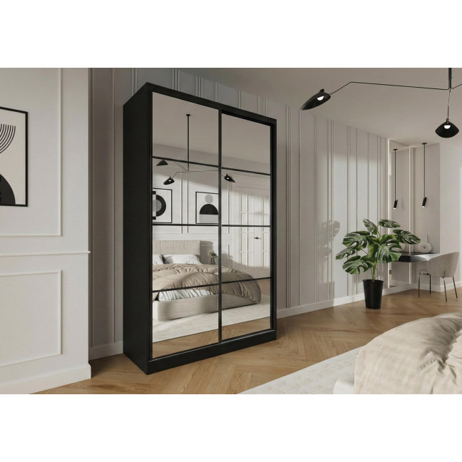 Szafa przesuwna Trend 2 150 Czarny mat