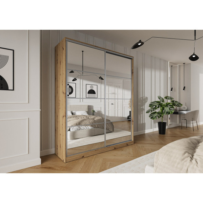 Szafa przesuwna Trend 2 180 Dąb Artisan