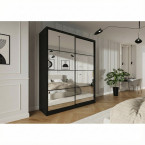 Szafa przesuwna Trend 2 180 Czarny mat