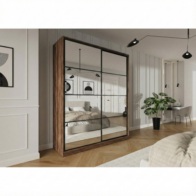 Szafa przesuwna Trend 2 180 Kasztan Arvadonna