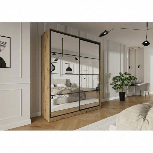 Szafa przesuwna Trend 2 180 Dąb Artisan