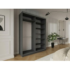 Szafa przesuwna Trend 2 180 Grafit