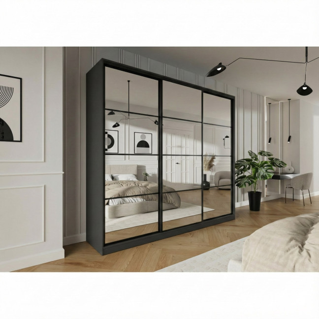 Szafa przesuwna Trend 2 250 Grafit