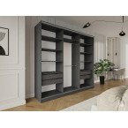 Szafa przesuwna Trend 2 250 Grafit