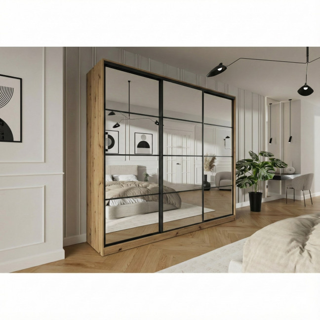 Szafa przesuwna Trend 2 275 Dąb Artisan