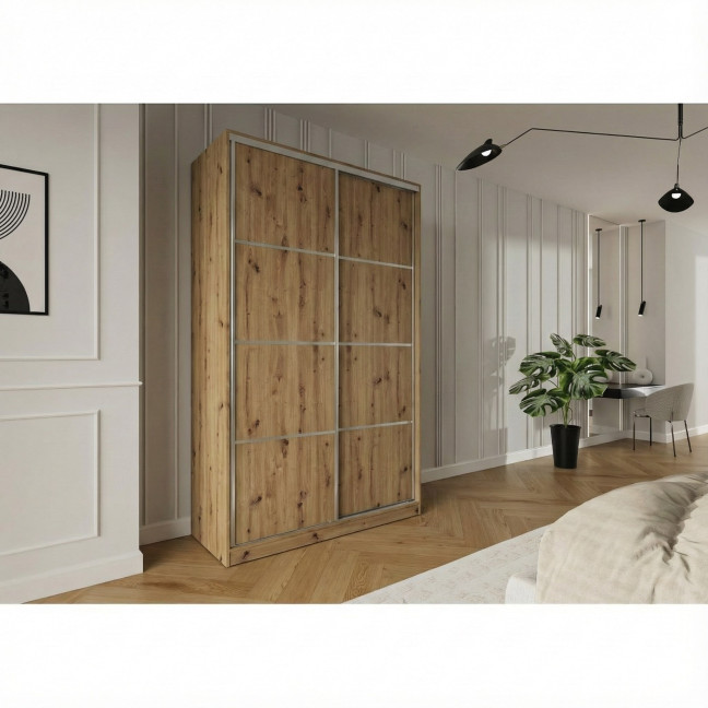 Szafa przesuwna Trend 3 150 Dąb Artisan