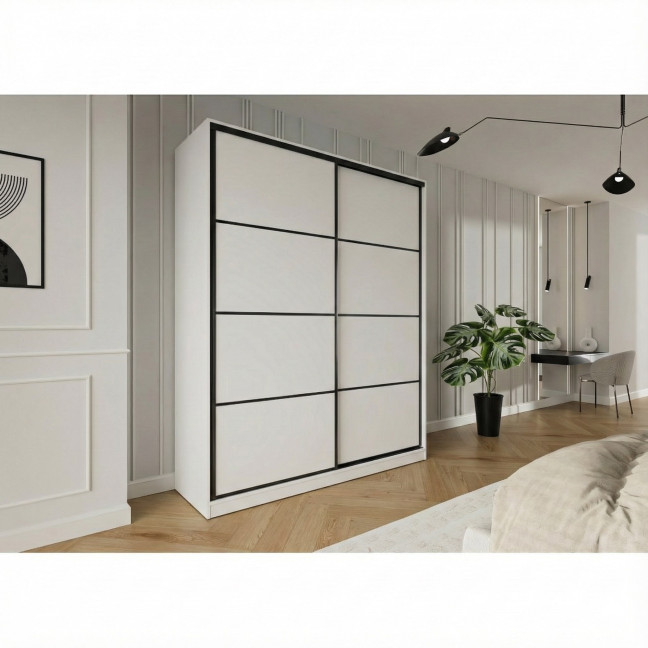 Szafa przesuwna Trend 3 180 Biały mat
