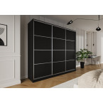 Szafa przesuwna Trend 3 275 Czarny mat