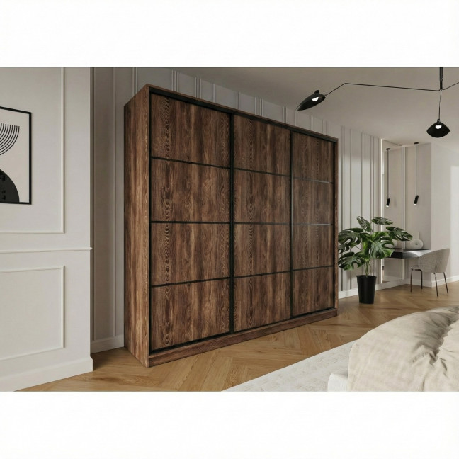 Szafa przesuwna Trend 3 275 Kasztan Arvadonna