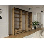 Szafa przesuwna Trend 3 275 Dąb Artisan