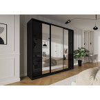 Szafa przesuwna Trend 5 250 Czarny Połysk