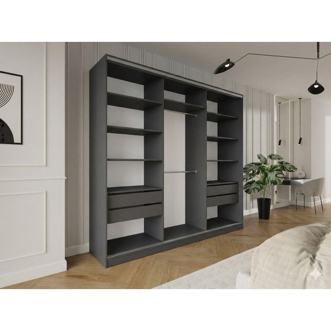 Szafa przesuwna Trend 5 250 Grafit