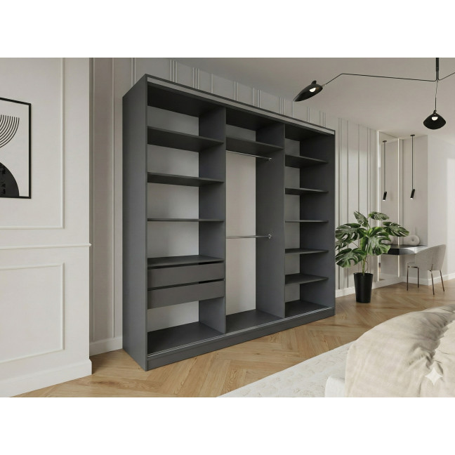 Szafa przesuwna Trend 5 250 Grafit