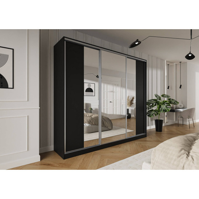 Szafa przesuwna Trend 5 275 Czarny Mat