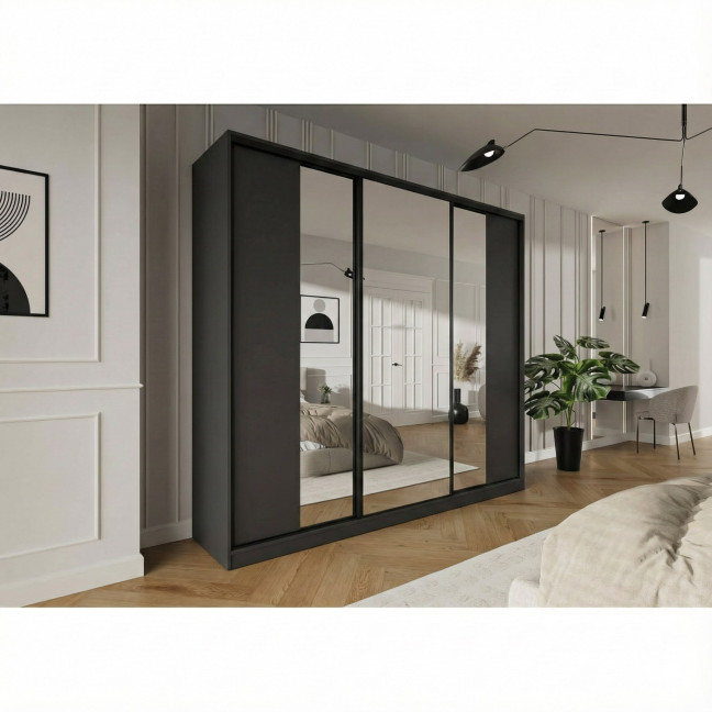 Szafa przesuwna Trend 5 275 Grafit