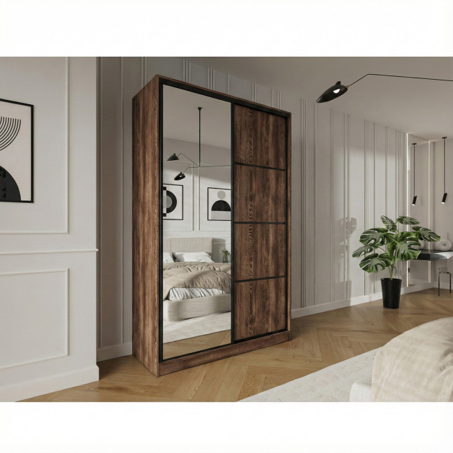 Szafa przesuwna Trend 6 150 Kasztan Arvadonna