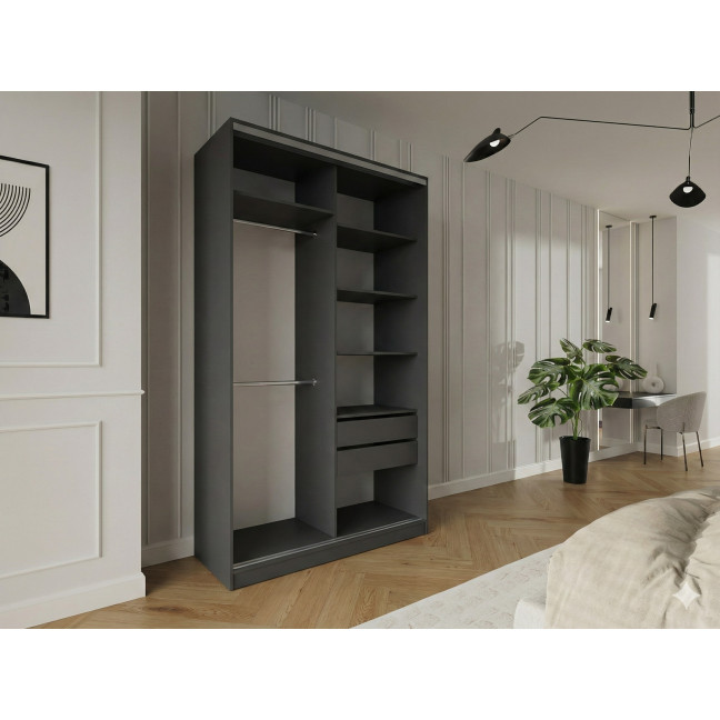 Szafa przesuwna Trend 6 150 Grafit