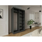 Szafa przesuwna Trend 6 150 Grafit