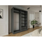 Szafa przesuwna Trend 6 180 Grafit
