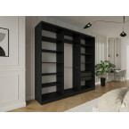 Szafa przesuwna Trend 6 250 Czarny Mat