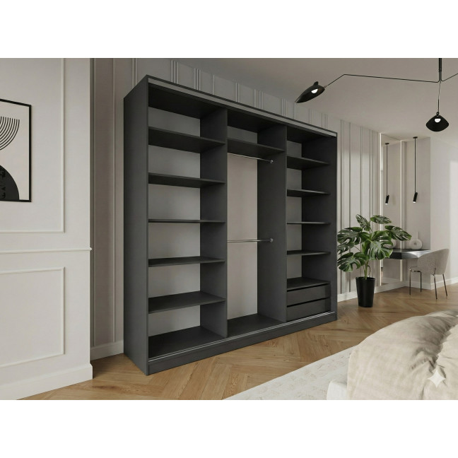 Szafa przesuwna Trend 6 250 Grafit