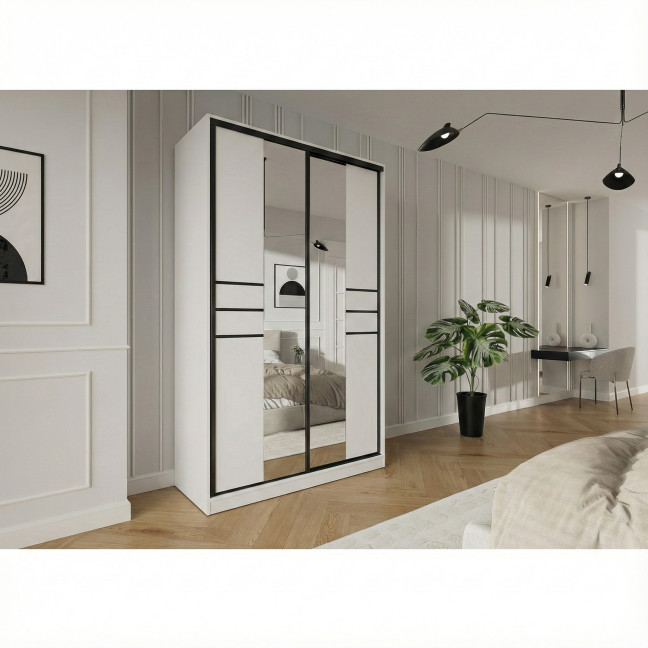 Szafa przesuwna Trend 8 150 Biały Mat