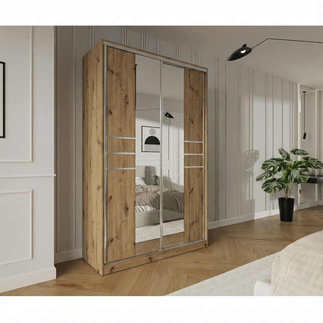 Szafa przesuwna Trend 8 150 Dąb Artisan