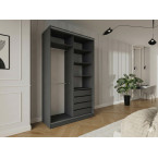 Szafa przesuwna Trend 8 150 Grafit