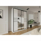 Szafa przesuwna Trend 8 180 Biały Mat