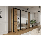 Szafa przesuwna Trend 8 250 Dąb Artisan