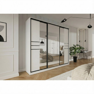 Szafa przesuwna Trend 8 250 Biały Mat