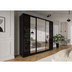 Szafa przesuwna Trend 8 275 Czarny Połysk