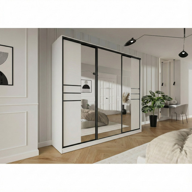 Szafa przesuwna Trend 8 275 Biały Mat