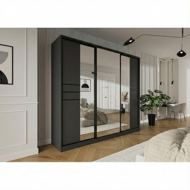 Szafa przesuwna Trend 8 275 Grafit