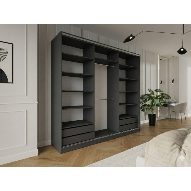 Szafa przesuwna Trend 8 275 Grafit