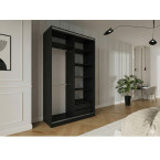 Szafa przesuwna Trend 9 150 Czarny Mat