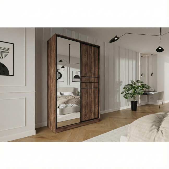 Szafa przesuwna Trend 9 150 Kasztan Arvadonna