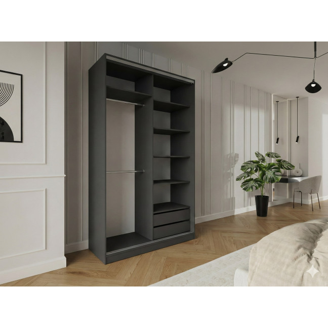 Szafa przesuwna Trend 9 150 Grafit