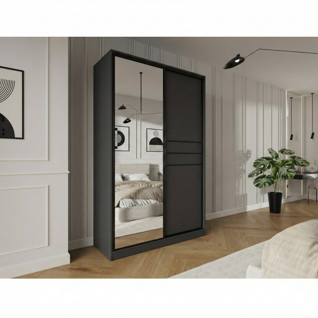 Szafa przesuwna Trend 9 150 Grafit