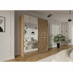 Szafa przesuwna Trend 9 180 Dąb Artisan