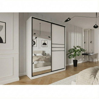 Szafa przesuwna Trend 9 200 Biały Mat