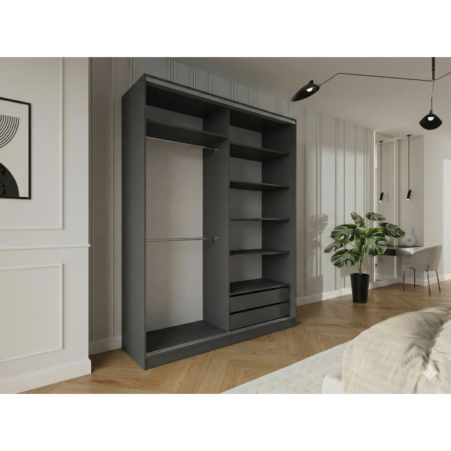 Szafa przesuwna Trend 9 200 Grafit