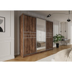 Szafa przesuwna Trend 9 250 Kasztan Arvadonna