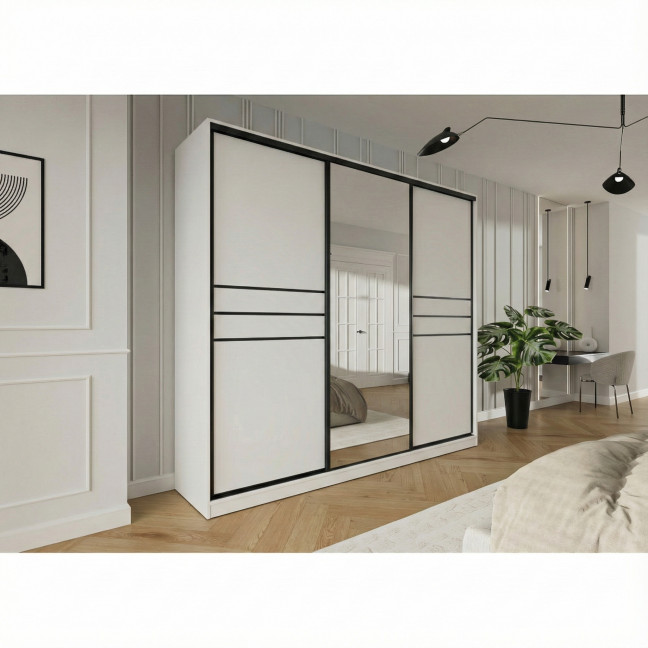 Szafa przesuwna Trend 9 275 Biały Mat