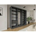 Szafa przesuwna Trend 9 275 Grafit