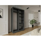 Szafa przesuwna Trend 10 150 Grafit