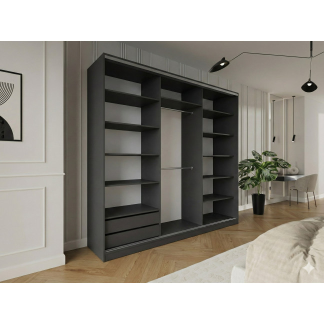 Szafa przesuwna Trend 10 250 Grafit