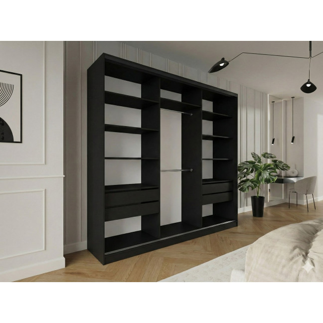 Szafa przesuwna Trend 12 275 Czarny mat