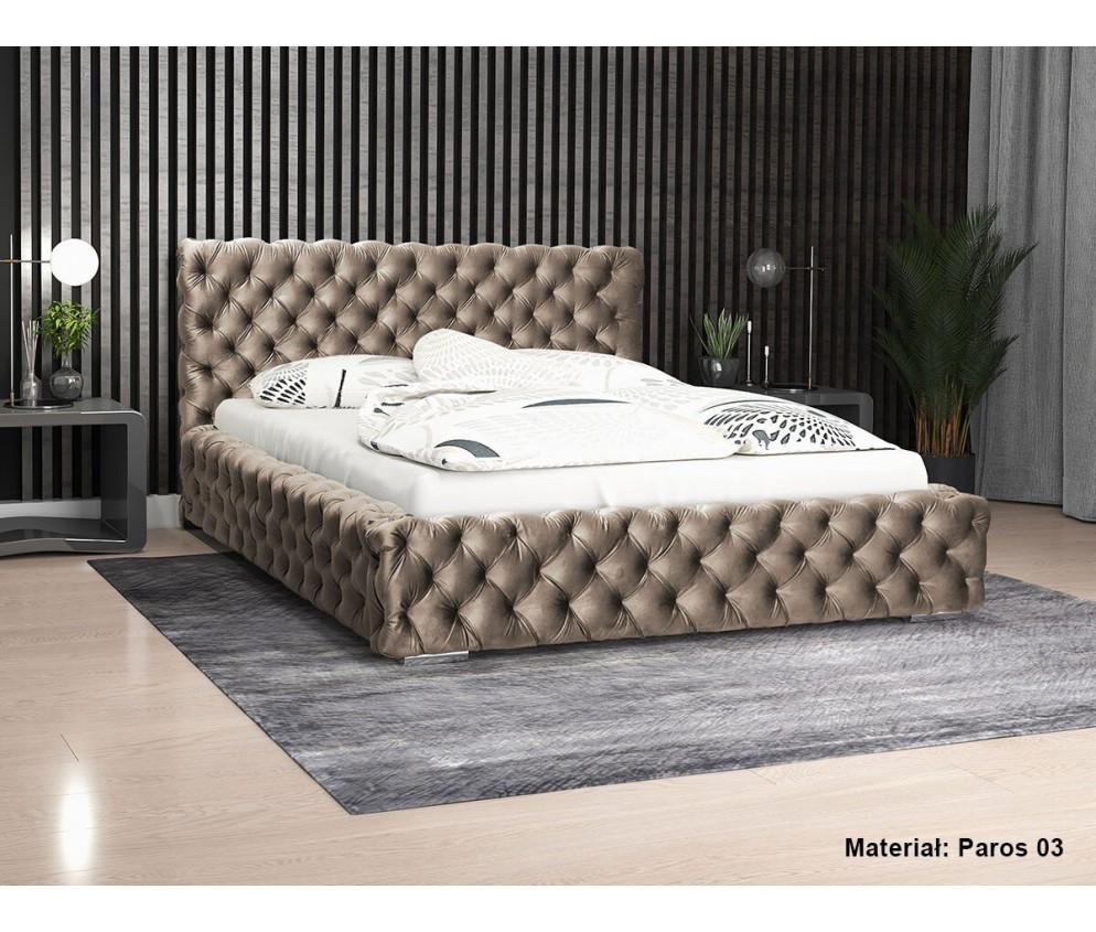 lozka - Łóżko Bed 15 90x200 sypialniane tapicerowane